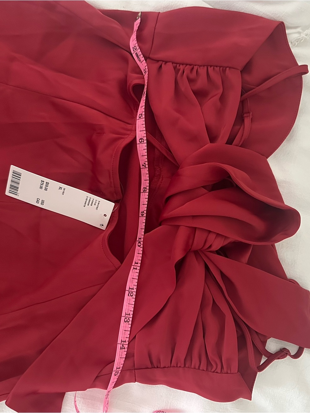 Urban Outfitters Bella Bow-Back Satin Mini Dress - Picture 6 of 8